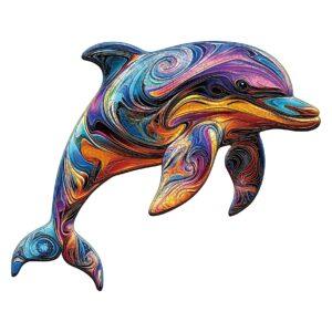 פאזל מעץ דולפין ג'יגסו למבוגרים